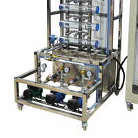 Sistema de Control de Suministro de Agua para Edificios Metálicos BEICHENG BR-311B, Dispositivo de Simulación de Suministro de Agua Doméstica y Contra Incendios con PLC