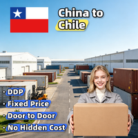 Envío de Carga Aérea DDP de China a Chile, Servicio Puerta a Puerta, Almacén de 20 pies, Agente Transitario, Seguro, Eficiente y Rápido
