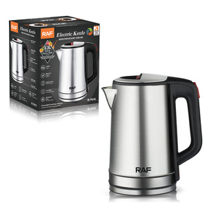 RAF Stainless Steel Big Capacity 2.3Liter <b>Cheap</b> Price With 360 Degree Base Hotel Electric Kettle Rapid Boiling Bpa Free Interior - Product Image 1