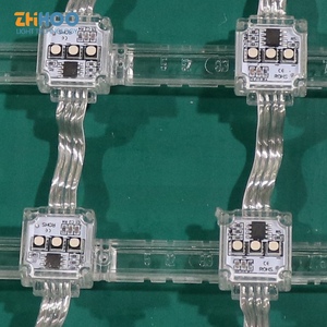 Thời tiết địa chỉ <span class=keywords><strong>RGB</strong></span> lưới pixel LED Curtain điểm ánh sáng - Product Image 3