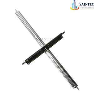 Perfil de metal galvanizado ignífugo Instalación elegante y segura de azulejos de techo cuadrados Materia Prima para riel de azulejos de techo - Product Image 3