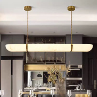 Lustre en résine imitation albâtre, luminaire suspendu en forme d'anneau torsadé, lampe LED d'art moderne, éclairage de hall de villa, lampe au design créatif