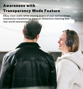 <span class=keywords><strong>Casque</strong></span> sans fil <span class=keywords><strong>Bluetooth</strong></span> 5.4, <span class=keywords><strong>audio</strong></span> LE, <span class=keywords><strong>casque</strong></span> BNC300, technologie Auracast <span class=keywords><strong>pour</strong></span> la musique, les jeux, les réunions, la télévision - Product Image 2