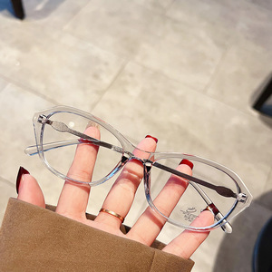 Marco cuadrado Anti-Gafas de luz azul Moda <span class=keywords><strong>Retro</strong></span> Hombres Mujeres Juegos de computadora Protección ocular Gafas de vidrio liso clásico Vidrio - Product Image 5