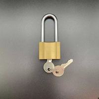 Serrure de porte haute sécurité renforcée 20-70 mm, cadenas en laiton robuste avec anse longue