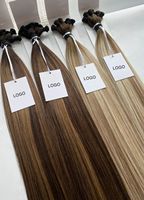 Extensions de cheveux naturels longs à coudre Haiyi 2025, tissage hybride en cheveux humains, couleur Balayage, Genius Weft