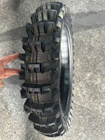 GUMMY Nouveaux pneus de moto tout-terrain Boue Terrain Désert Petite pelle 18 pouces de haut à dents profondes Tubeless Factory Direct 110/100-18