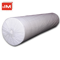 Rouleau de tissu adhésif en feutre doux blanc, 1x50m, tissu industriel en polyester, 120g, 180gsm