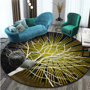 Lá Mô Hình Vòng Thảm Thiết Kế Sàn Thảm Nhà Sản Xuất Nhà Cung Cấp Trang Trí Nội Thất Hiện Đại Thảm Thảm Thảm Mô Hình Hoa Thảm - Product Image 2