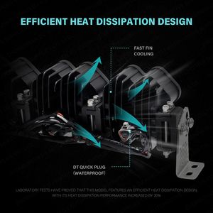 Hochleistungs 40/42/48/50/52/54 Zoll 12V Modulare Verbindbare LED Bernsteinfarbene Blitzlichtleiste für Auto Offroad-Truck UTV Lichtleiste 4X4 - Product Image 4