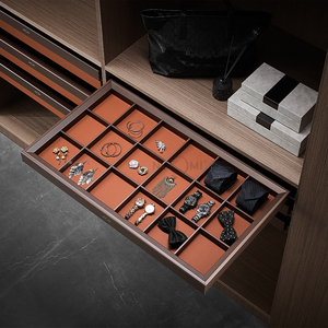 Étagère de rangement pour armoire NUOMI série Ralphie, à fermeture douce, extractible, décorative - Product Image 5