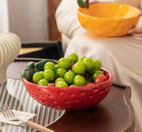 Keramische fruit schaal, nieuwe Amerikaanse stijl, demontabel design, hotel, restaurant, high-end luxe decoratieve snack opberg schaal, bar.