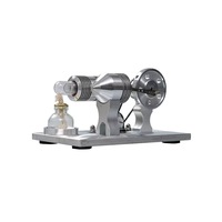 Générateur à moteur Stirling, moteur à vapeur, expérience de physique, science populaire, production scientifique, modèle d'invention