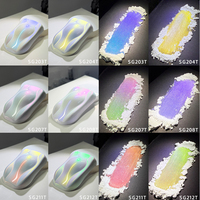 Poudre de pigment caméléon ultra-fine, peinture multi-chrome à effet chromatique, peinture pour voiture, poudre nacrée pour revêtement automobile