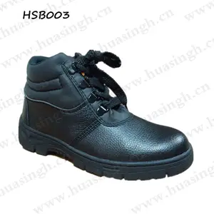 LXG, 태국 시장 인기있는 중간 컷 저렴한 안전 부츠 좋은 품질 고무 밑창 바느질 S3 안전 신발 HSB003