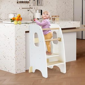 Toddler Standing Tower, 3-Adjustable Height Kitchen <b>Step</b> <b>Stool</b> - Product Image 1