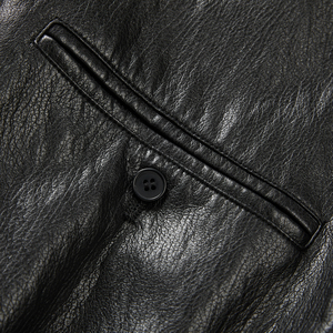 <span class=keywords><strong>Giacca</strong></span> Bomber in <span class=keywords><strong>Pelle</strong></span> PU Nera da <span class=keywords><strong>Donna</strong></span>, <span class=keywords><strong>Oversize</strong></span> con Zip e Colletto Rovesciato, Vestibilità Ampia, Casual, Primavera Autunno, Streetwear - Product Image 3