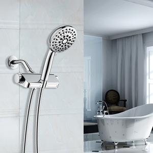 Pommeau de douche à main SW6701 chromé, avec fonctions de massage et de pluie réglables, facile à nettoyer, ensemble de douche portable - Product Image 2