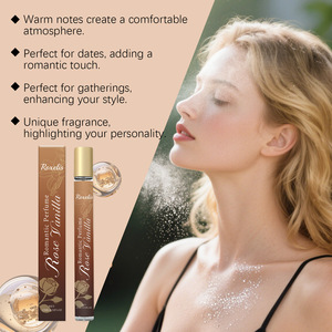 Parfum floral romantique à la rose et à la vanille 15ml Portable pour femmes - Product Image 3