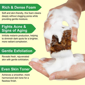 Sabun Hitam Herbal Afrika yang membersihkan kotoran bintik-bintik gelap anti-jerawat dengan bahan pemutih untuk menyeimbangkan kulit berminyak - Product Image 6