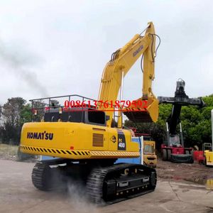 รถขุด PC400-8 Komatsu ที่มีการออกแบบดั้งเดิมจากญี่ปุ่นเน้นส่วนประกอบเครื่องยนต์หลัก - Product Image 4