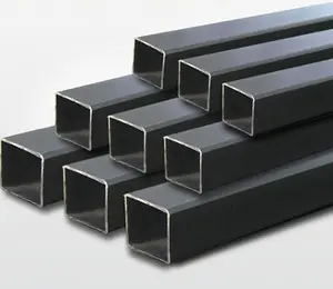 ASMT الأسود الجوف القسم أنبوب من الصلب الكاربوني CS Q235 معدن مربع الشكل أنبوب حار توالت أنبوب فولاذ كربون غير ملحوم