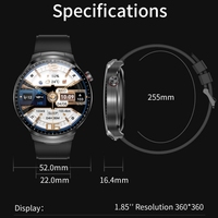 T100 TWS Auricular 2 en 1 Reloj inteligente 1,85 pulgadas HD IPS HD Pantalla táctil Llamadas a prueba de agua 330mAh Pulsera inteligente Reloj SmartWatch
