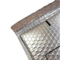 Enveloppes à bulles argentées métalliques personnalisées Sac d'expédition Enveloppes rembourrées en aluminium Sacs à bulles logistiques