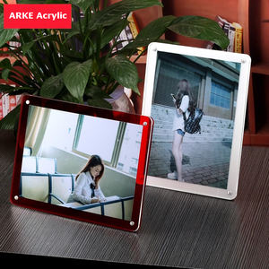 Marco de Fotos Magnético de Acrílico Personalizado para Imágenes, Marco de Exhibición Vertical y Horizontal con Fondo Colorido Personalizado - Product Image 5