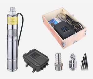 Complete 80m Head <b>Solar</b> <b>Pump</b> Kit With Panels Submersible Deep Well <b>Solar</b> Water <b>Pump</b> System for Irrigation 3FLS1.8/100-DC24/270 S - Product Image 2