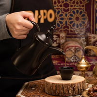 Cafetière arabe en porcelaine haute qualité, écologique, qualité alimentaire, logo personnalisé, saveur pure, sans arrière-goût métallique
