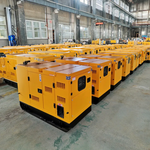 Máy phát điện diesel siêu im lặng đặt Điện áp định mức 220V/380V có sẵn trong 20kva 50kva 70kva 80kva ba pha làm mát bằng nước - Product Image 2