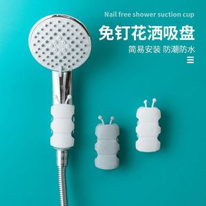 Support de pommeau de douche à ventouse en silicone pour salle de bain, fixation sans perçage pour usage domestique - Product Image 3