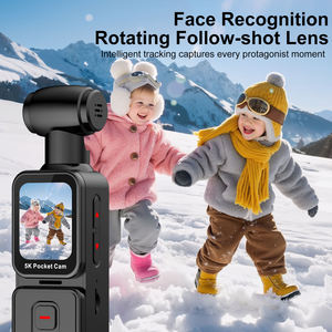 Cámara de Acción Portátil K28 5K Ultra con Estabilización de Imagen 270 °   Cámaras Deportivas de Bolsillo con Lente Giratoria y Reconocimiento Facial de 1000 mAh - Product Image 6