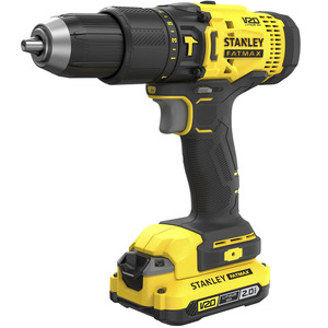 สว่านไร้สาย Stanley Fatmax V20 1800 รอบต่อนาที หัวจับดอกสว่านแบบไม่ใช้กุญแจ 38 มม. แรงบิด 150 นิวตันเมตร สว่านไฟฟ้าระดับมืออาชีพ - Product Image 1