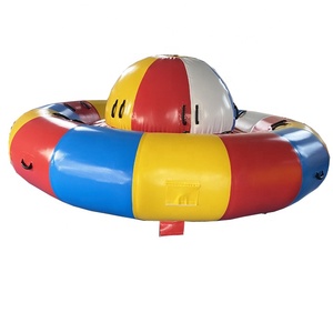 Jeux de parc aquatique de la meilleure qualité, <span class=keywords><strong>ski</strong></span> volant gonflable, bateau disco flottant remorquable avec pompe - Product Image 5