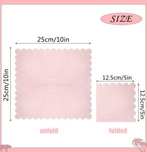 Serbet sekali pakai Linen kerang kustom yang dipersonalisasi UNTUK RESTORAN dan pesta koktail - Product Image 3