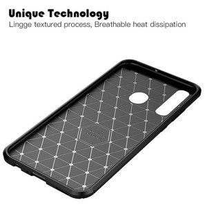 Silicone Business uomini d'affari fibra di carbonio Texture Business cassa del telefono cellulare per Huawei <span class=keywords><strong>Honor</strong></span> - Product Image 5