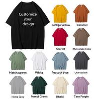 T-shirts à manches longues surdimensionnés pour hommes, en jersey de coton de haute qualité, personnalisables avec logo imprimé, vente en gros