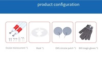 Appareil de tonification faciale micro-courant 4 en 1 Smart Smooth Face, gants bio magiques, machine anti-âge micro-courant
