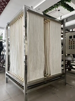 Membrane MBR en PVDF à haute filtration de taille de pore de 0,01 μm 0,1 μm largement utilisée pour le traitement des eaux usées avec une garantie d'un an