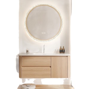 Bathroom Combination Moisture-Proof Features Ceramic Vanity for Wash New Style All-In-One Basin Cabinet Small Apartment - Product Image 4