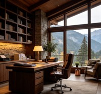 FULLSUMMER Servicio de Diseño de Interiores para Casas y Hoteles Estilo Cabaña de Montaña, Diseño Integral Personalizado para Toda la Casa
