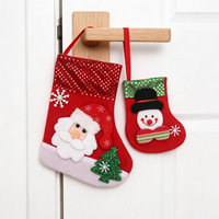 Chaussettes de Noël, Père Noël, Bonhomme de neige, Renne, Sacs cadeaux, Ornements suspendus pour sapin de Noël, Pochette à bonbons pour enfants, Décorations de Noël pour la maison