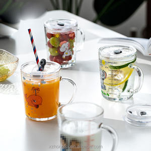 Tasse à bière en <span class=keywords><strong>verre</strong></span> de voyage réutilisable de haute qualité Nouveau style de conception avec paille Tasse à boire pratique en déplacement - Product Image 4