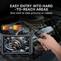 THINKCAR TES102 Cámara de Video Endoscópica USB con Doble Lente y Rotación de 180° para Inspección en Talleres y Automóviles