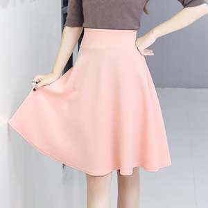 Jupes <span class=keywords><strong>mi</strong></span>-longues ajustées pour femmes, version coréenne, tailles S-2XL, jupes de soleil pour femmes grandes tailles, <span class=keywords><strong>tutu</strong></span> - Product Image 3