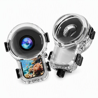 Boîtier étanche pour Insta360 X6, coque de protection sous-marine avec dôme pour objectif, pour plongée sous-marine, snorkeling, caméra 360, vente en gros