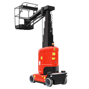 Plataforma Elevadora Telescópica Eléctrica <span class=keywords><strong>de</strong></span> Acero <span class=keywords><strong>de</strong></span> Gran Venta, Motor <span class=keywords><strong>de</strong></span> 200 kg <span class=keywords><strong>de</strong></span> Capacidad, Caja <span class=keywords><strong>de</strong></span> Cambios, Altura Máxima <span class=keywords><strong>de</strong></span> Elevación 11.2m, Rotación <span class=keywords><strong>de</strong></span> 345° - Product Image 4