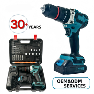Set Trapano a Percussione all'Ingrosso con Mandrino Autoserrante, Batteria al Litio, <span class=keywords><strong>Avvitatore</strong></span> con Motore Brushless e Velocità Variabile, Personalizzabile OEM - Product Image 2